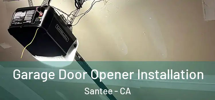  Garage Door Opener Installation Santee - CA